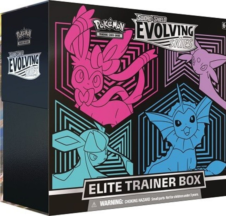 Shop Pokémon Company Kartenspiele & Zubehor | Pokemon Schwert Und Schild - Evolving Skies / Elite -Trainer-Box *Englische Version: Pokemon Compan