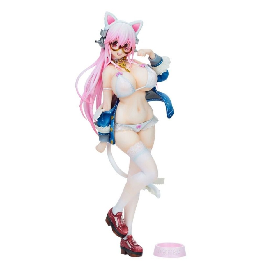 Shop Union Creative Statues, Busts & Figures | Super Sonico - Super Sonico Statue / White Cat Ver.: Union Creative