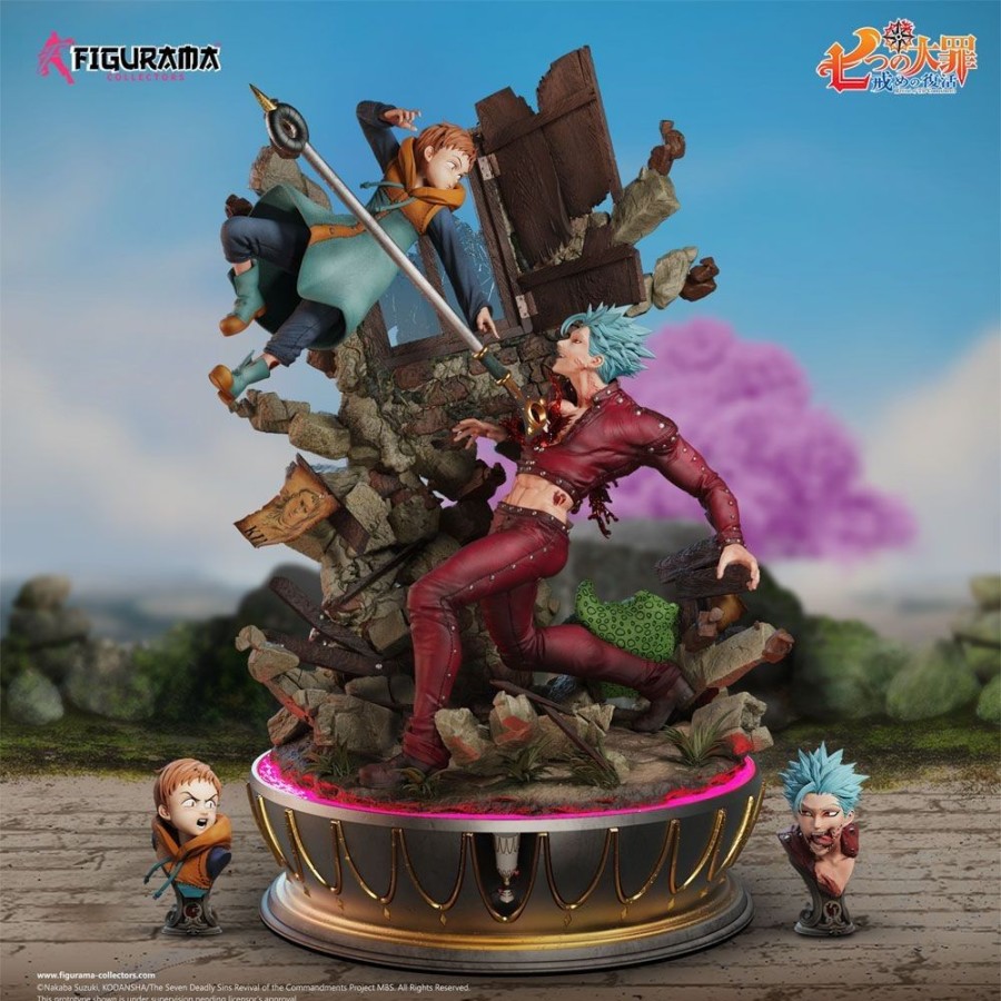 To Category Anime / Manga Figurama Collectors | Seven Deadly Sins - Ban Vs King Diorama / Elite Fandom: Figurama