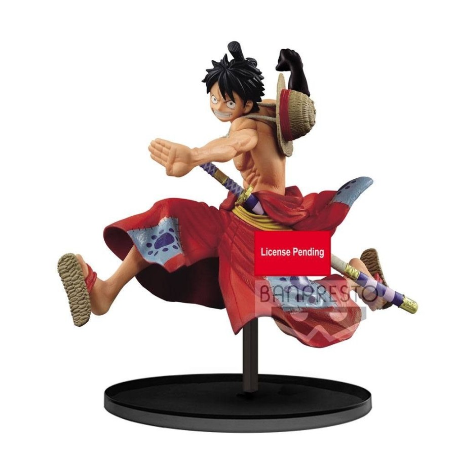 Shop Banpresto One Piece Figure | One Piece - Monkey D. Ruffy Figur / Record Collection: Banpresto