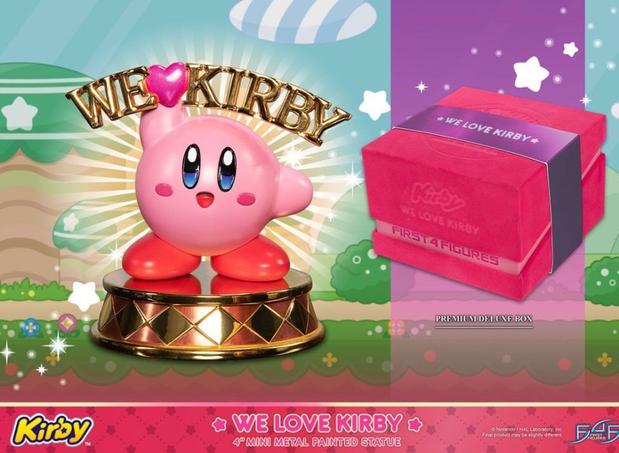 Shop First 4 Figures Premium Statues | Kirby - Kirby Statue / We Love Kirby: First 4 Figures