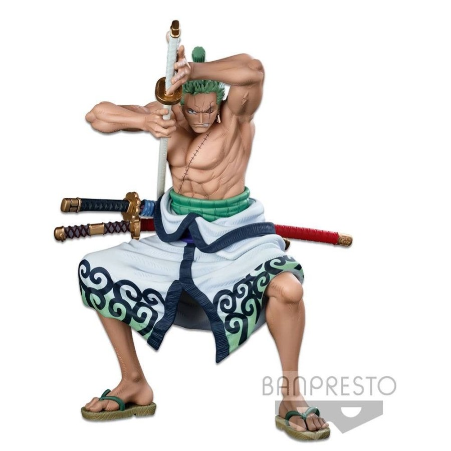 Shop Master Stars Piece One Piece Figure | One Piece - Lorenor Zorro Figur / Master Stars Piece - The Brush: Banpresto