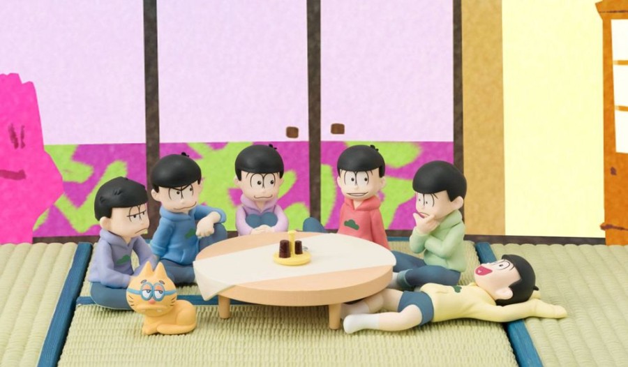 Shop MegaHouse Nachbesteller | Osomatsu-San - Minifiguren-Set - Palmate / We Are Family! : Megahouse