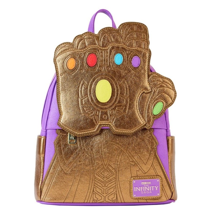 Shop Loungefly Bags | Marvel - Rucksack Shine Thanos Gauntlet: Loungefly