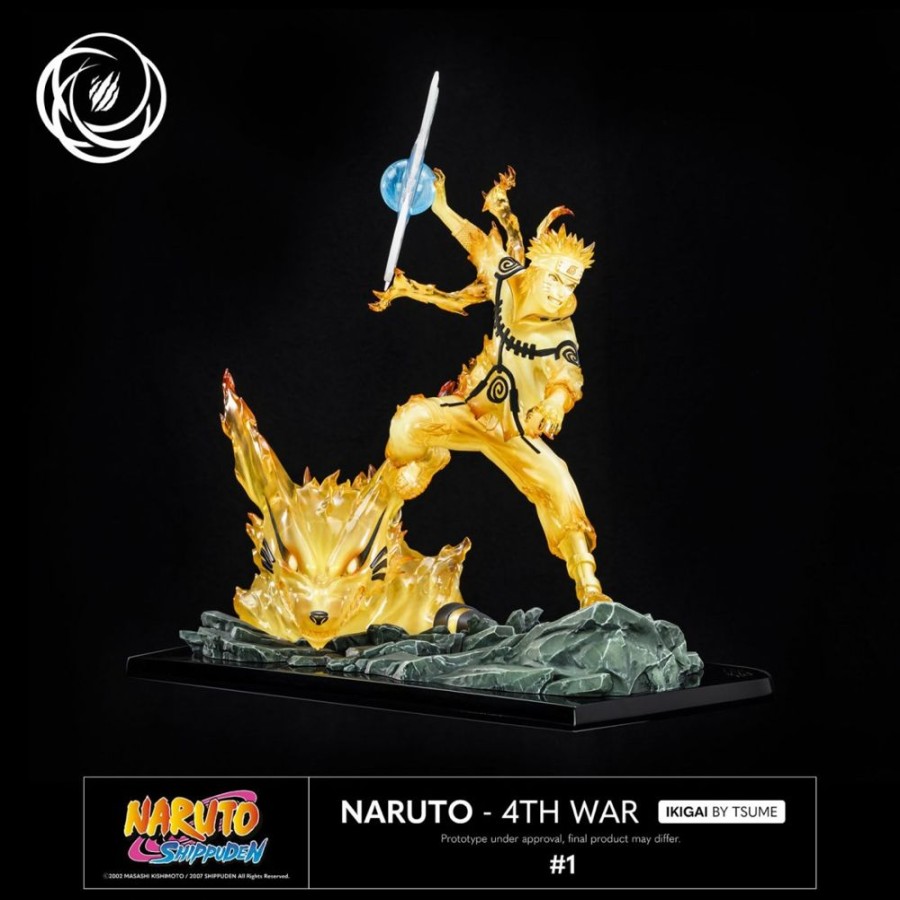 Shop Tsume Tsume Figuren & Statuen | Naruto Shippuuden - Naruto Uzumaki Statue / Ikigai - 4Th War: Tsume