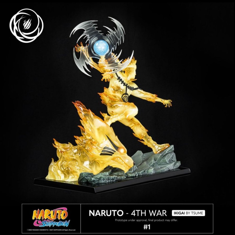 Shop Tsume Tsume Figuren & Statuen | Naruto Shippuuden - Naruto Uzumaki Statue / Ikigai - 4Th War: Tsume