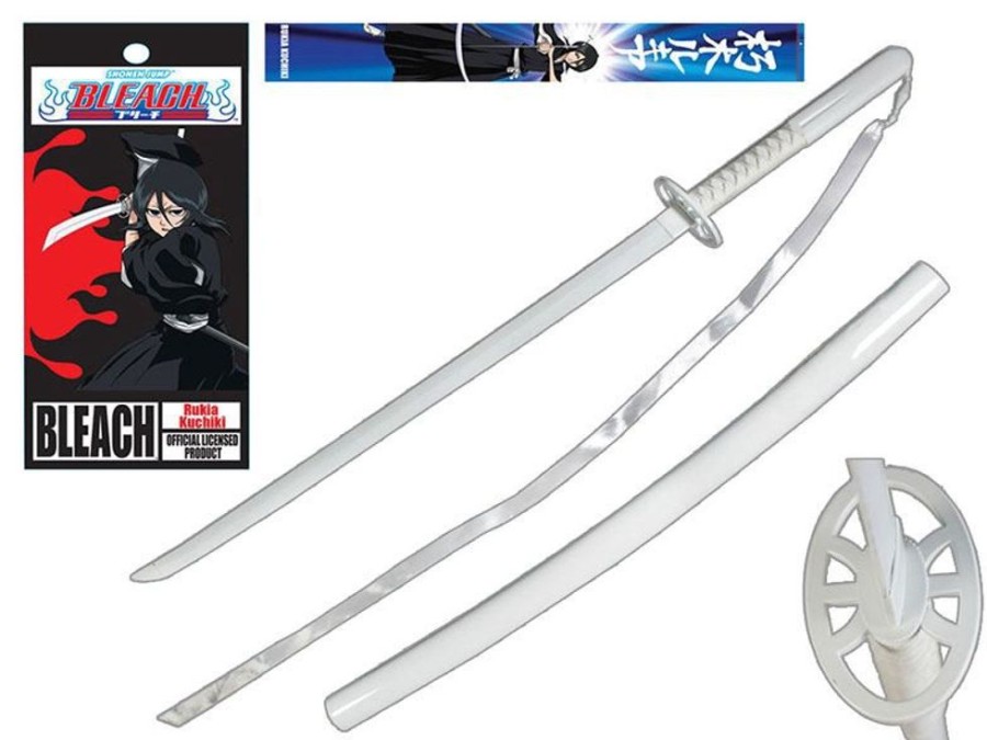 Shop NETLARP Cosplay | Bleach - Rukia Bankai Sode No Shirayuki Schaumstoff-Schwert Mit Holzgriff / Cosplay: Netlarp